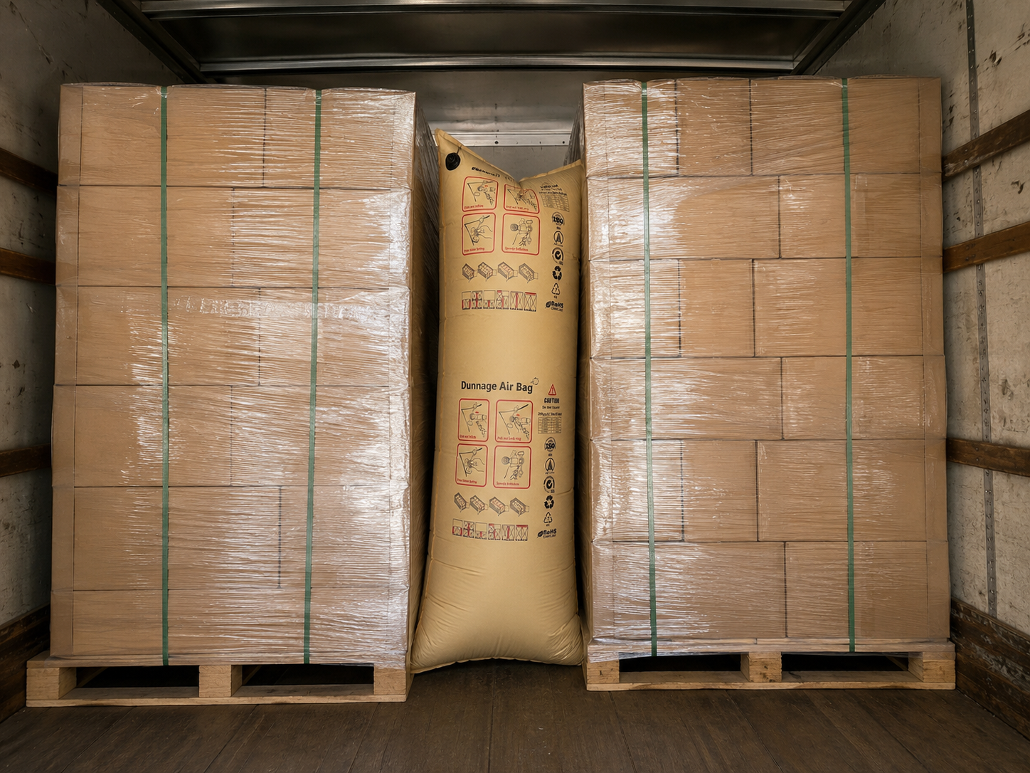 Dunnage bag application — Truck Transportation
